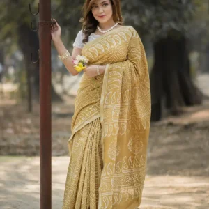 Khadi Dye Saree Y3