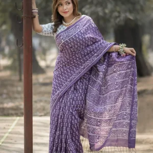 Khadi Dye Saree P2
