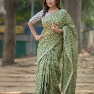 Khadi Dye Saree G2